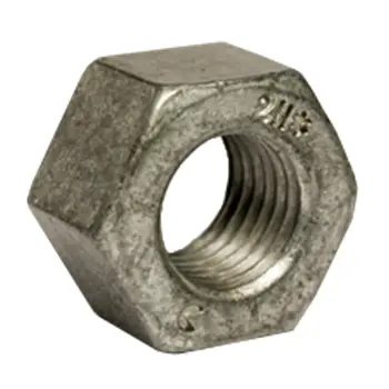 Heavy Hex Nut, 3/4-10, Carbon Steel, Black, Grade 2H